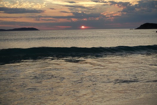 Ocean sunset at Wilsons Prom National Park